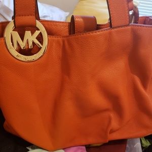 Michaels orange handbag